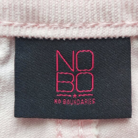 NOBO light pink corduroy pants women's junior size 1 - Picture 5 of 7